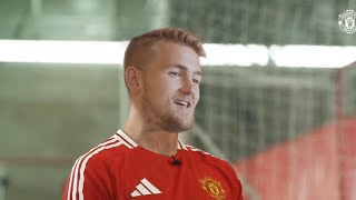 De Ligt Interview Reunion with Ten Hag at Man United [upl. by Nivlen]