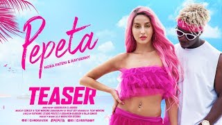 Pepeta  Nora Fatehi Rayvanny Music Video Teaser  2019 [upl. by Knox]