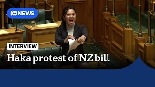 Haka protest interrupts reading of controversial treaty bill in NZ parliament  The World [upl. by Nyret447]