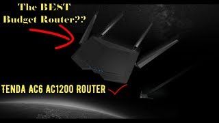 Tenda AC6 AC1200 Router Review [upl. by Eilla]