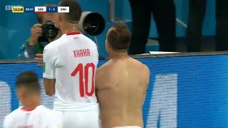 Xherdan Shaqiri  Last minute winner vs Serbia 🇨🇭v🇷🇸 Russia World Cup 2018 [upl. by Caresse898]