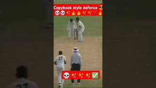 copybook style defence 🔥🔥💯✨ trending cricketlover defence frontfootdefence motivational viral [upl. by Isa758]