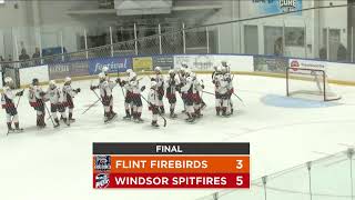 Windsor Spitfires vs Flint Firebirds PreSeason Hockey [upl. by Innis99]