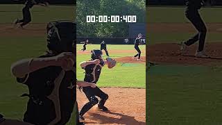 197 Pop Time 064 Release Time Catcher Lucas Bolin co 2024 Fern Creek vs St Xavier Baseball 2023 [upl. by Trinity]