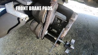 Replacing Front Brake Pad on a 2003 Ford F150 [upl. by Bibbye]