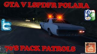 GTA V LSPDFR Polara 70s Pack Patrols [upl. by Phillis338]