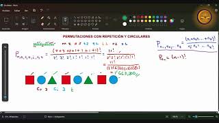 Permutaciones con repetición y circulares [upl. by Eimmat]
