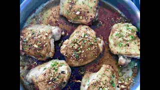 Easy Honey Garlic Chicken Thighs [upl. by Norek]