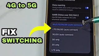 How To Stop your Phone from Switching from 4G to 5G  Samsung Galaxy A16 5G [upl. by Aluin]