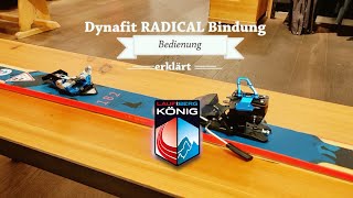 Dynafit Radical  Bedienung der Bindung [upl. by Harri62]