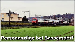 Einige Personenzugsichtungen bei Bassersdorf [upl. by Norvan]