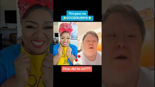 Singer with Down Syndrome AMAZES Vocal Coach😍❤️downsyndomeawareness vocalcoach singer lipsync [upl. by Bachman]