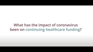 What has the impact of Coronavirus been on Continuing Healthcare Funding [upl. by Neron]