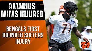 Cincinnati Bengals Get BAD Injury News Amarius Mims Injured  INSTANT REACTION [upl. by Sateia999]