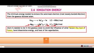 ionization energy part I nbp chemistry ionizationenergy fsc medical engineering [upl. by Alissa758]