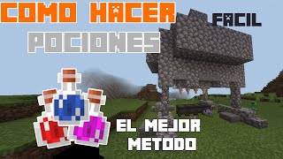 COMO HACER POCIONES INFINITAS para MINECRAFT BEDROCK 119 facil [upl. by Suilienroc]