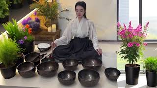 Tibetan Singing Bowls for Chakra Balancing and Energy Healing [upl. by Enamrahc45]