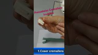 Prensatelas cremallera invisible [upl. by Ahselaf499]