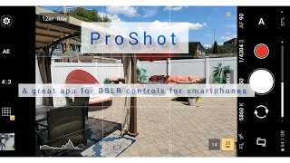 Proshot App for Android  Best for phoneography  smartphone photography [upl. by Swayder969]