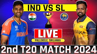 Live Match India vs Srilanka 2nd T20  Ind vs Sl Live Match  Today Live Cricket Match sl vs Ind [upl. by Faulkner]