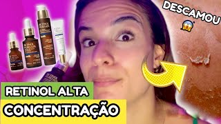 TESTEI A LINHA DE RETINOL PURO DA BOTICÁRIO E… [upl. by Cirad55]