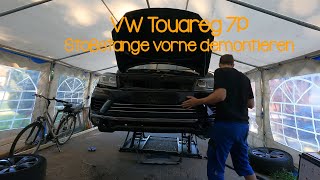 VW Touareg 7P vordere Stoßstange demontieren [upl. by Leunamne835]