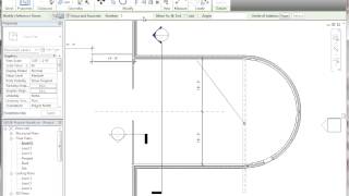 Revit Arrays3 Applying a Radial Array laying out Reference Planes and Windows [upl. by Nnylecyoj]