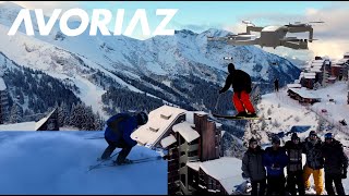 Skiing in Avoriaz 2023 [upl. by Irpak]