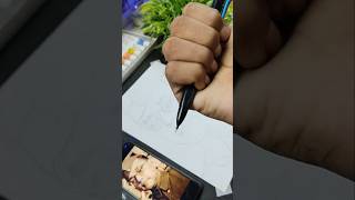 Netaji subhash chandra bose drawing 🇮🇳 shorts art trending drawing nitinarts vlog [upl. by Jae]