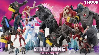 EPIC Unboxing EVERY Godzilla X Kong Toy The New Empire Merch  1 HOUR [upl. by Freddie]