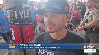 Kyle Larson returns to the Knoxville Nationals [upl. by Sardse181]