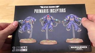 Primaris Inceptors  Unboxing amp First Look WH40K [upl. by Lyndsay]