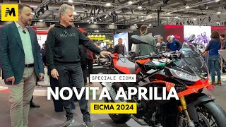 STAND APRILIA EICMA 2024 [upl. by Koosis]