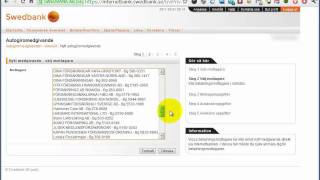 Anmäl autogiro med Swedbank [upl. by Valene]
