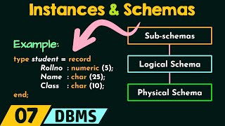 Instances and Schemas in DBMS [upl. by Yraccaz]