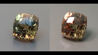 900ct Color Changing Turkish Diaspore [upl. by Acirtap273]