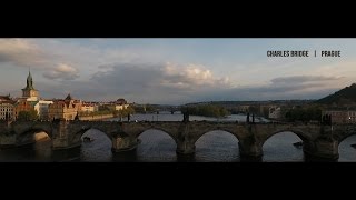 Charles Bridge Prague  Drone Footage [upl. by Irish]