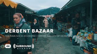 Derbent Bazaar in Dagestan — 4K Walking Tour  Binaural ASMR [upl. by Alyce]