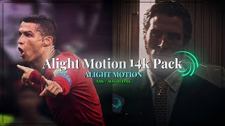 Alight Motion Mega 14K Pack  SHAKES  CC  TEXT ANIMATIONS  TRANSITIONS  OVERLAYS  XML amp LINK [upl. by Novonod]