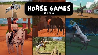 BEST Horse Games 2024 🐎🎮  Top Released amp Upcoming Horse Games [upl. by Broderick]