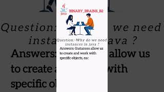 Why Do We Need Instance In Java ❓ binarybrainsb2 ytshorts shorts [upl. by Mailliwnhoj]