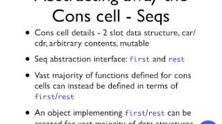 Clojure for Lisp Programmers Part 1  Rich Hickey [upl. by Pope]