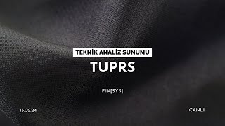 TUPRS  HİSSE DİRENÇ BANDINDA NE YAPAR  TUPRS hisse senedi teknik analizi [upl. by Nna314]