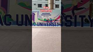 Bracu freshers orientation fall 2024foryou shortsviral [upl. by Cirdes]