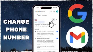 How to Change Gmail or Google Account Phone Number 2024 [upl. by Trammel]