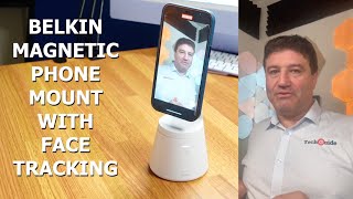 Belkin Magnetic Phone Mount that can track your face [upl. by Llennoj]