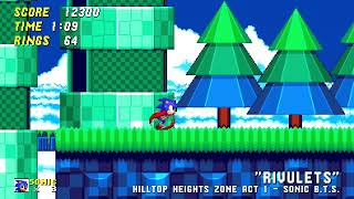 quotRivuletsquot Hilltop Heights Zone Act 1  Sonic Before the Sequel 16Bit Remix [upl. by Raleigh593]