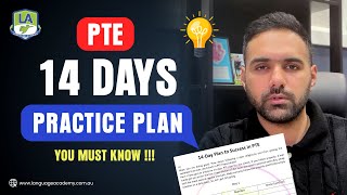 PTE 14 Days Practice Plan 2024  Tips Tricks and Strategies  Important Tasks  Language Academy [upl. by Laraine]