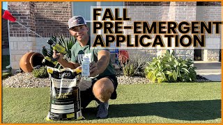 1 STEP for a WEED FREE LAWN  Fall PreEmergent Application  PRODIAMINE Herbicide [upl. by Cynera]