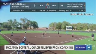 McCamey softball coach relieved from coaching [upl. by Adnoral]